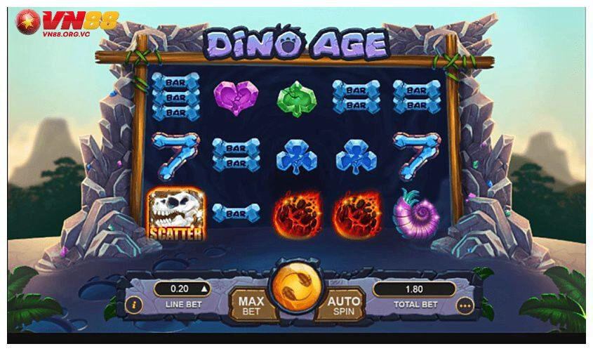 Bí kíp chơi Dino Age Slot VN88 thắng lớn
